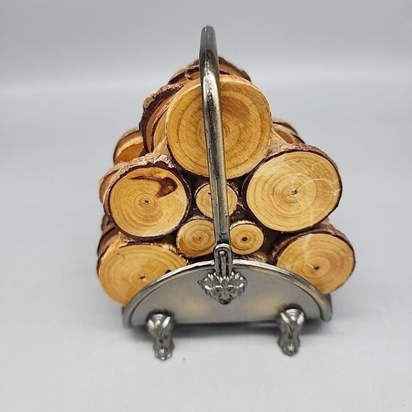 House of Lloyd Christmas Around the World Yule Log Coasters 1984- Set Of 6 - Picture 5 of 5